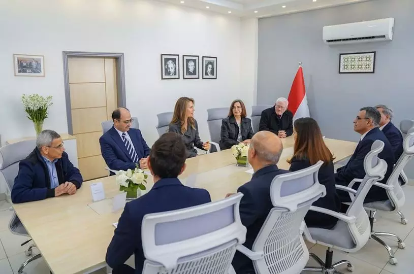 السيدة الاولى تزور هيئة التميّز والإبداع 