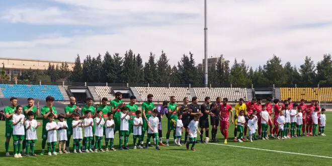 أهلي حلب في مواجهة الكرامة في نهائي بطولة المستقبل لكرة القدم 