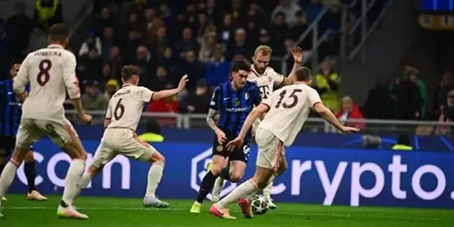 إنتر ميلان يتأهل إلى نصف نهائي دوري أبطال أوروبا رغم تعادله 2-2 مع بايرن ميونيخ 