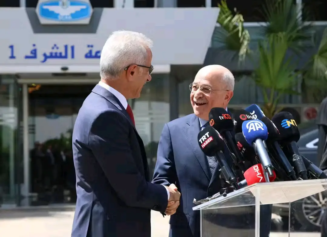 وزير النقل يستقبل نظيره التركي في مطار دمشق الدولي 
