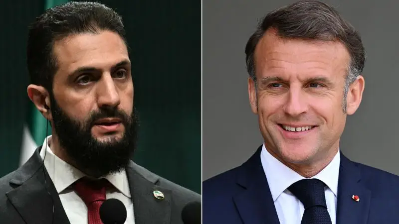 الإليزيه: الرئيس ماكرون سيستقبل في باريس نظيره السوري أحمد الشرع 